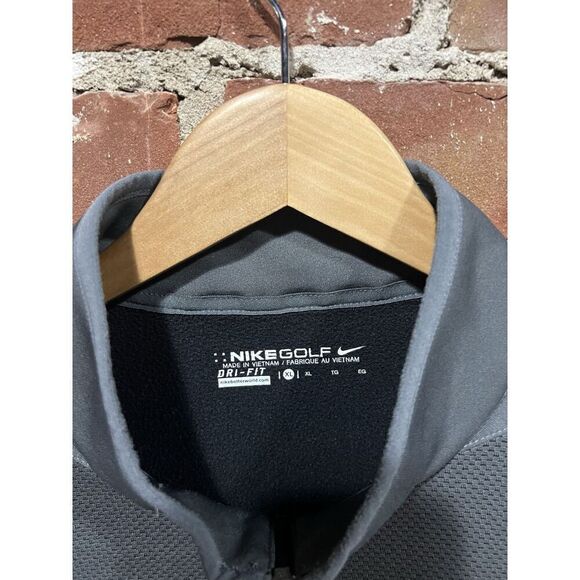 Nike Golf Mens Gray 1/2 Zip Therma Fit Pullover Golf Sweatshirt Size XL - Picture 3 of 3